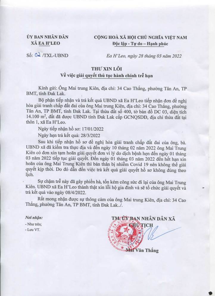 thu xin loi xa Ea Hleo-1